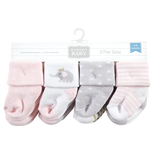 Image of Hudson Baby Girls' Basic Socks,