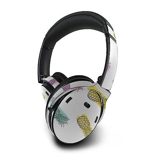 Image of MightySkins Skin Compatible with Bose QuietComfort 45 Headphones Funky Pineapples | Protective, Durable, and Unique Vinyl Decal wrap Cover | Easy to Apply | Made in The USA