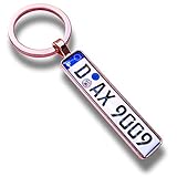 lindner PERSÖNLICHES GESCHENK: Machen Sie jedem Autoliebhaber, Tuner, Autofan, Motorsportfan oder LKW-Fahrer mit dem individuellen Kennzeichen-Schlüsselanhänger ein ganz persönliches Geschenk das in Erinnerung bleibt.