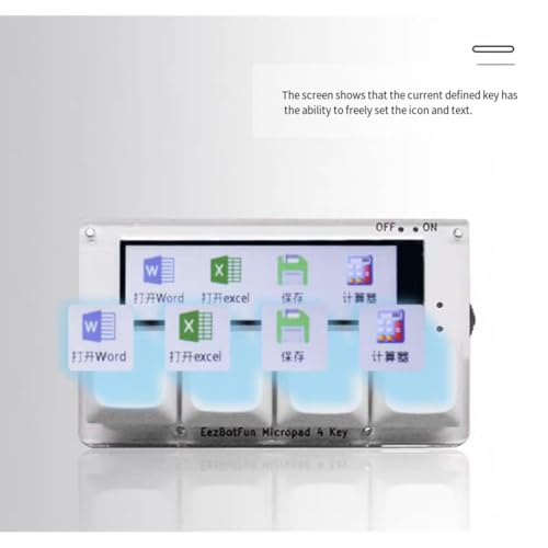 Clavier Macro Programmable sans Pilote avec Affichage Micropad - 2