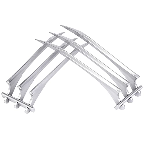 Dakapal Wolverine Claws Realistic Plastic Wolf Claws for Costume Cosplay Props for Adults Set of 2 (9.85