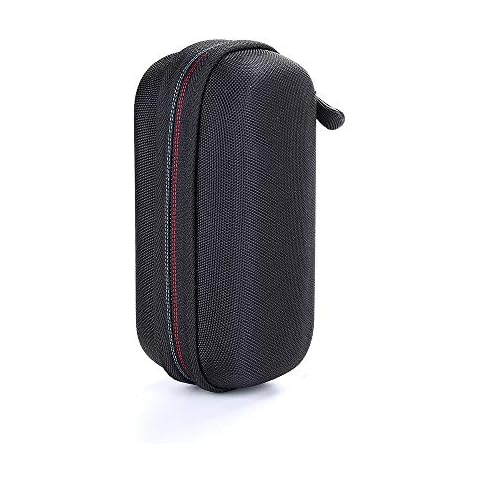 Hard Travel Case Compatible with AliveCor Kardia Mobile ECG Monitor/KardiaMobile 6L SnapECG Portable EKG Heart Monitor for Apple and Android Device with Mesh Pocket Hand Strap (Black) Cover