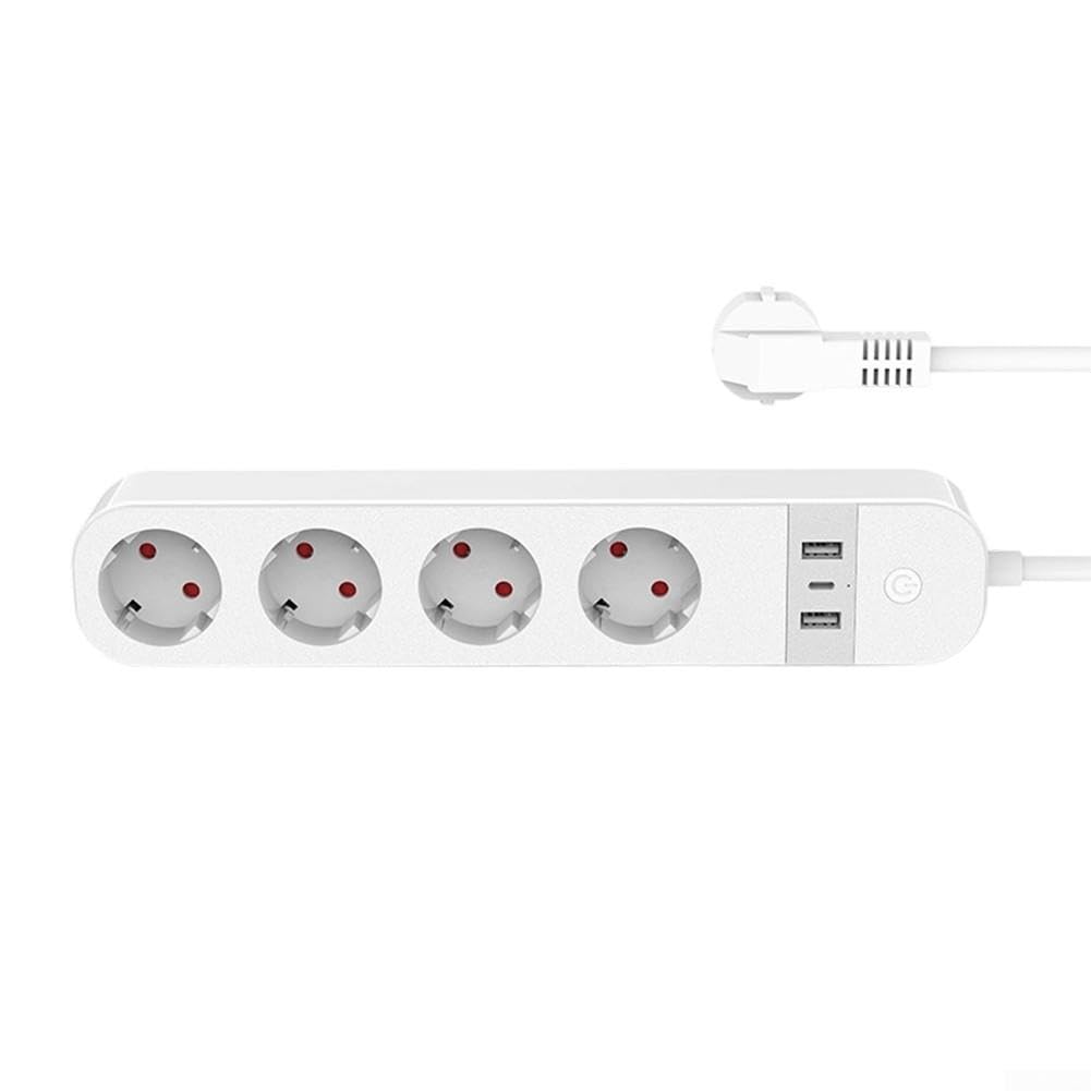 Smart WLAN Steckdosenleiste 4-Fach USB Energieüberwachung