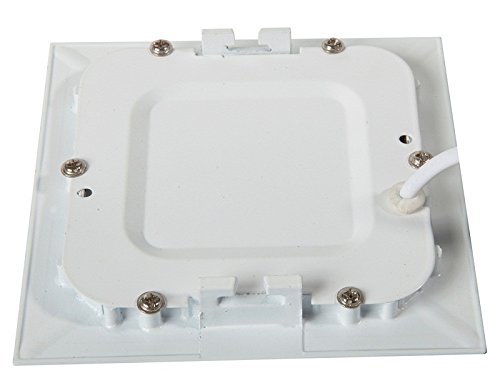 Puffin LED Panel Ceiling Light, Square, White, 6 Watt, Pack of 2 1