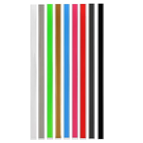 3"x 72" Racing Stripe Vinyl Pinstripe Hood Decals Stickers Auto Vrachtwagen Voertuig (Color Name : Red) - Image 5