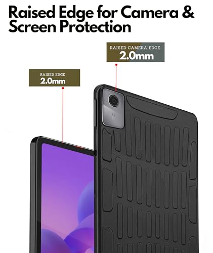 Image of TGK Rugged Back Cover for Lenovo Idea Tab 11 inch 2025 Case TB-336ZU TB-336FU Black