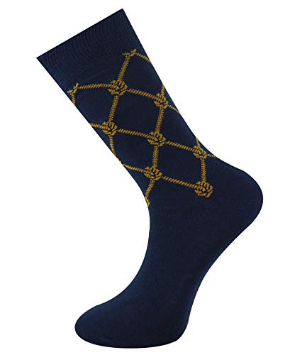 Image of Mysocks Unisex Extra Fine Combed Cotton Crew Socks |Colourful Designs | Seamless Toe | Make Your Steps Enjoyable