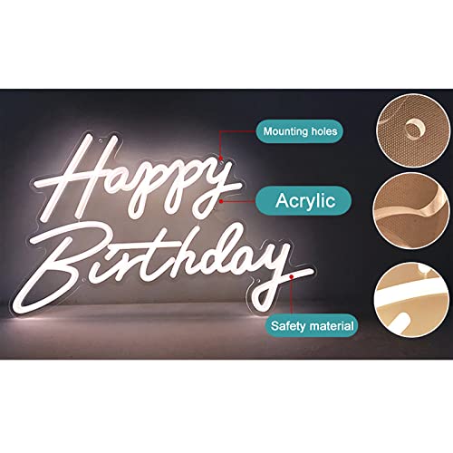 Happy birthday Insegne al Neon, Led Luce al neon