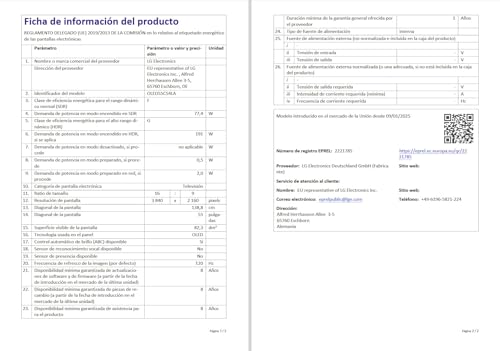 LG OLED55C54LA - TV 55", OLED EVO 4K, Smart TV AI C5, WebOS 25, Super Upscaling, Dolby Vision y Dolby Atmos, AMD FreeSync, Alexa/Google Assistant, Negro - imagen 19
