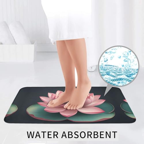 Tapis de salle de bain pour toilettes et coiffeuse chic
