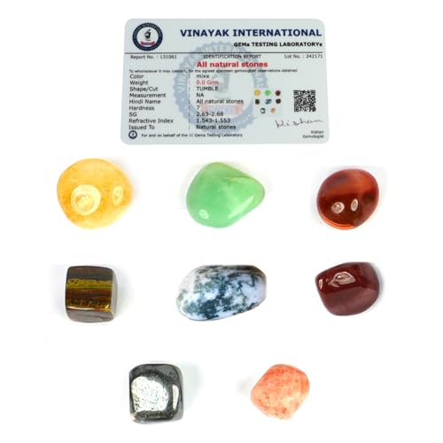 Image of Reiki Crystal Products Certified Natural Crystal Tumble Stone Kit | Multiple Crystal Stone Sets for Meditation, Reiki, Chakra & Spiritual Practices