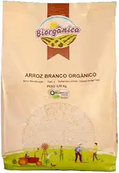 Arroz Agulhinha Branco Orgânico Biorgânica 2kg