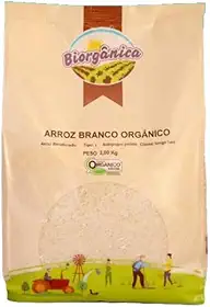 Arroz Agulhinha Branco Orgânico Biorgânica 2kg