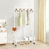 Amazon｜[XYJP] ハンガーラック スリム 洋服掛け 室内物干し ピンク 60