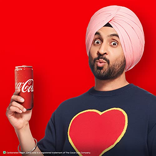 Image of Coca-Cola Original Cold Drink | Soft Drink with Refreshing Fizz | Delicious Cola Flavour | Recyclable Can, 300 ml (Pack of 12)