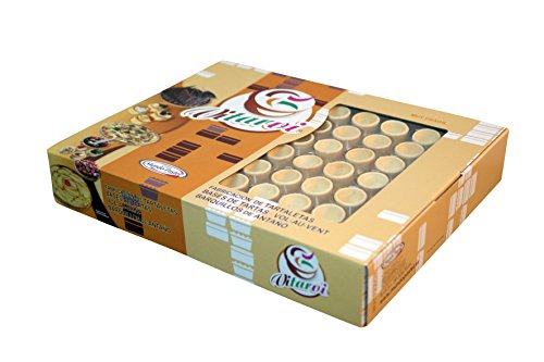 Tartaletas comestibles para rellenar redondas Micro 30 mm Vitarvi 144 unidades Mundo Pastel
