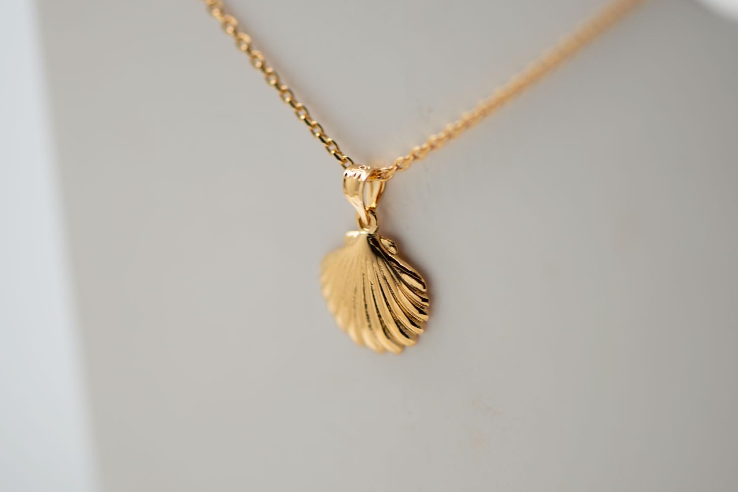 Colgante Concha Camino de Santiago Chapado Oro 18K