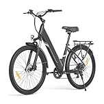 Touroll Vélo électrique J1 Pro, Vélo Électrique Adulte 100km Autonomie, Freins Disque Hydraulique, Batterie 36V 15.6Ah Amovible, 250W VTC Electrique Homme Femme