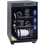 AUTENS 40L Electronic Dehumidify Dry Cabinet Box Anti-Mold Storage with Touchscreen, LED Light, Adjustable Shelves for Digital Camera Gear DSLR SLR Lens Equipment & Electrical Components