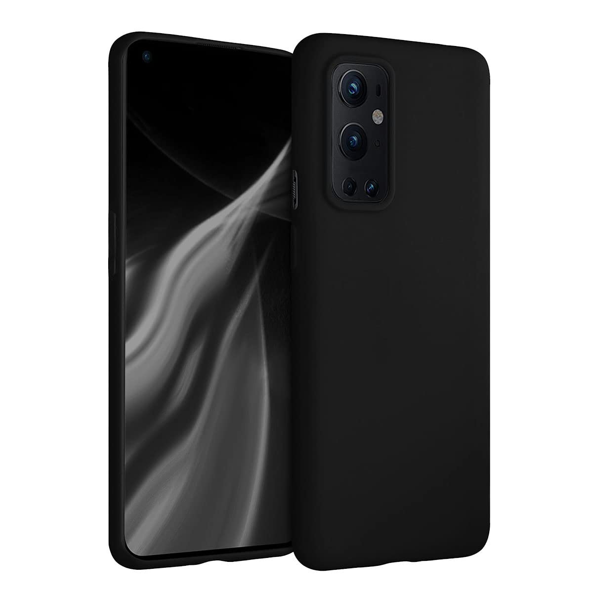 LIRAMARK Liquid Silicone Soft Back Cover Case for OnePlus 9 Pro / 1+9 Pro (Black) (B09PJF6L5C) Amazon Price History, Amazon Price Tracker