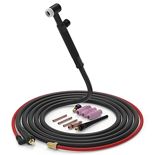 TIG Welding Torch WP-17V 13ft 150Amp Air Cooled Lift TIG Torch for YESWELDER ARC-165DS ARC-125DS ARC Welder