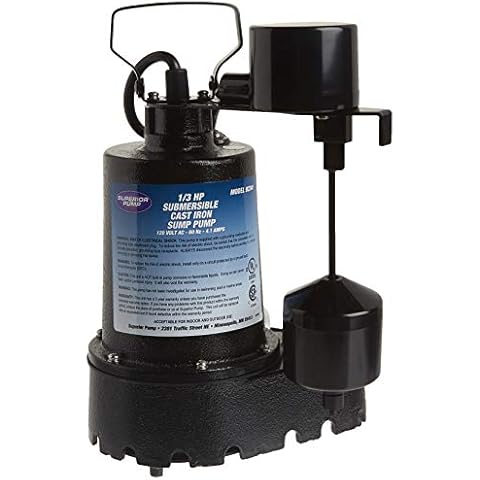 Superior Pump 92341 1/3 HP Submersible Sump Pump Cover