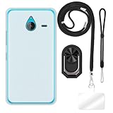 ESACMOT [4 en 1 Coque Compatible avec Nokia Microsoft Lumia 640 XL avec Lanière, Dragonne et Support Bague, Étui Protecteur Antichute Kit Voyage (Ensemble Noir) ESACMOT [4 en 1 Coque Compatible avec Nokia Microsoft Lumia 640 XL avec Lanière, Dragonne et Support Bague, Étui Protecteur Antichute Kit Voyage (Ensemble Noir)