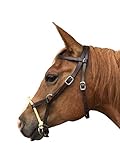 sidepull leder gebraucht  Wogati Sidepull Rawhinde Westernreiten/Training/Schwarz/gebisslos/rund