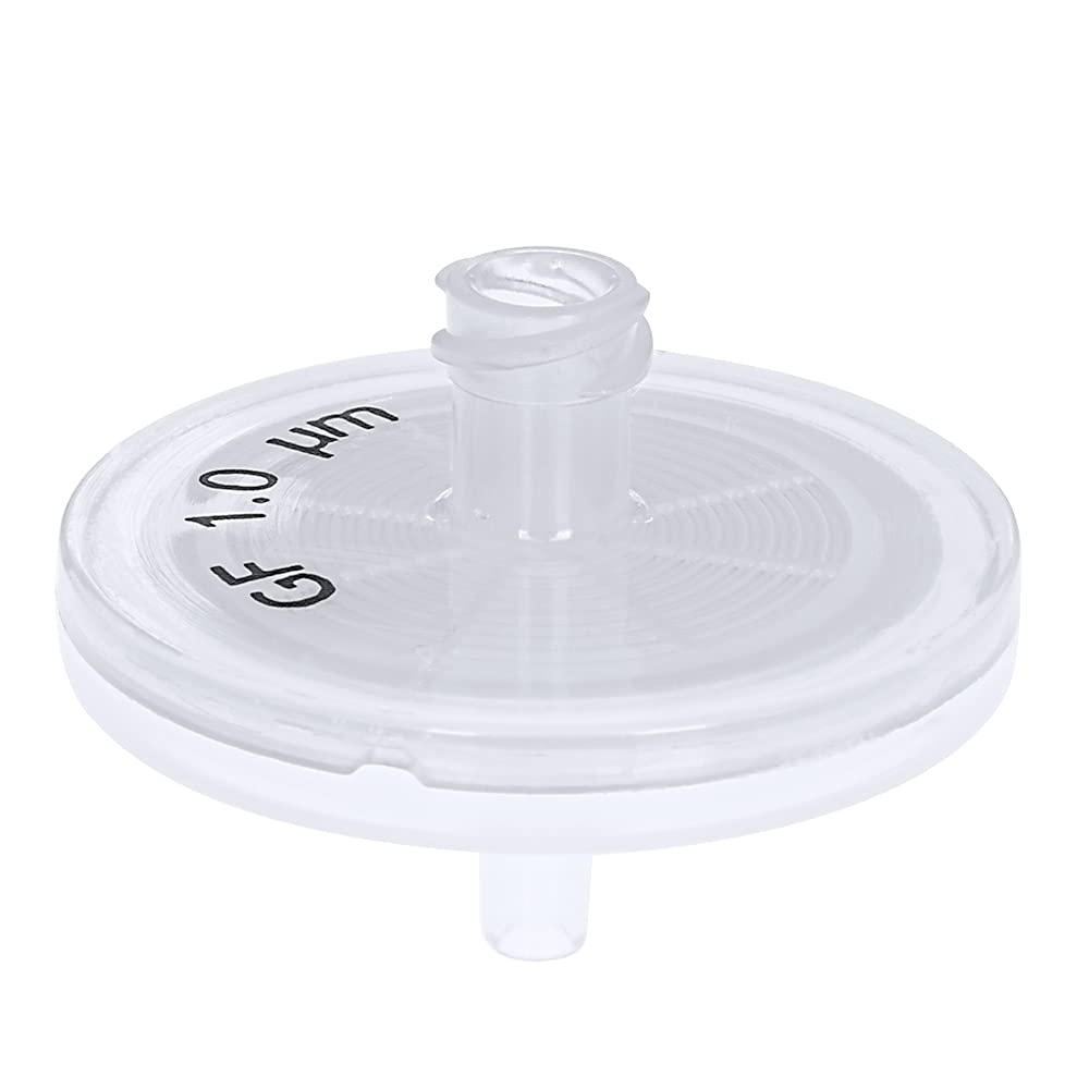 GVS Filtertechnologie, Spritzenfilter, Abluo, 33 mm, Glasfasermembran, 1,0 µm, PP-Gehäuse, 10er-Packung