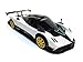 Radio Remote Control 1/14 Pagani Zonda R Licensed RC Model Car (White)