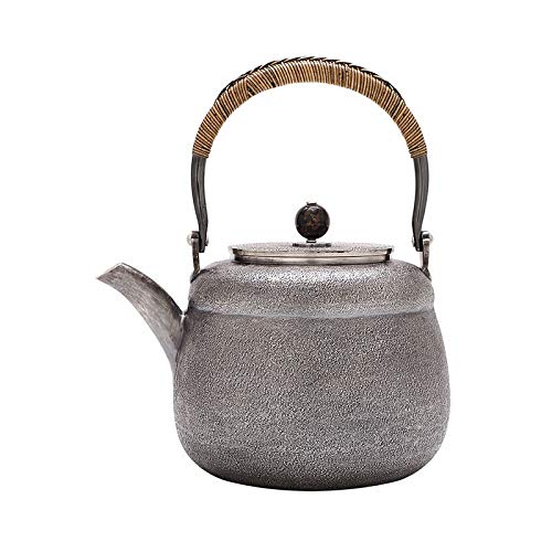 No-Branded Teiera d'Argento hkrstssxj Acqua Calda Teakettle Pot Mano Domestica Teiera Set Sterling Silver Tea Service…