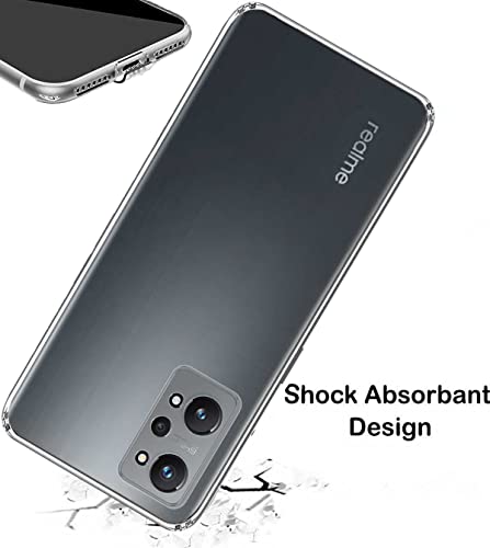 Image of Soft Flexible Silicone Back Cover Compatible with Realme GT NEO 2, Transparent Case