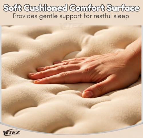 Image of Luxury Inflatable Air Mattress Double Bed with Built-in Pump | Thick Comfortable Sleeping Surface | Portable Bed for Home, Guests & Camping