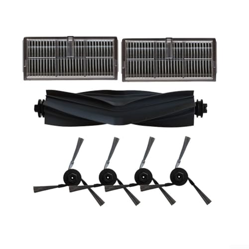 Axorafow Kit d'accessoires d'aspirateur 7 pièces pour Dreame L10s Super Super 1 brosse principale en caoutchouc 4 brosses latérales 2 HEPA
