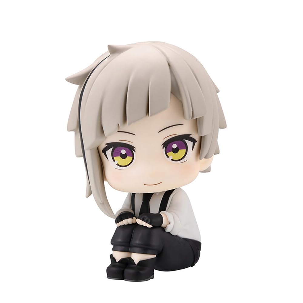 Jiumaocleu Anime Nakajima Atsushi Look Up Figure Model Statue PVC Statue Mini Anime BSD Dazai Osamu Figuren Dazai Osamu Merch Desktop Ornament Collectibles 10cm — image 1