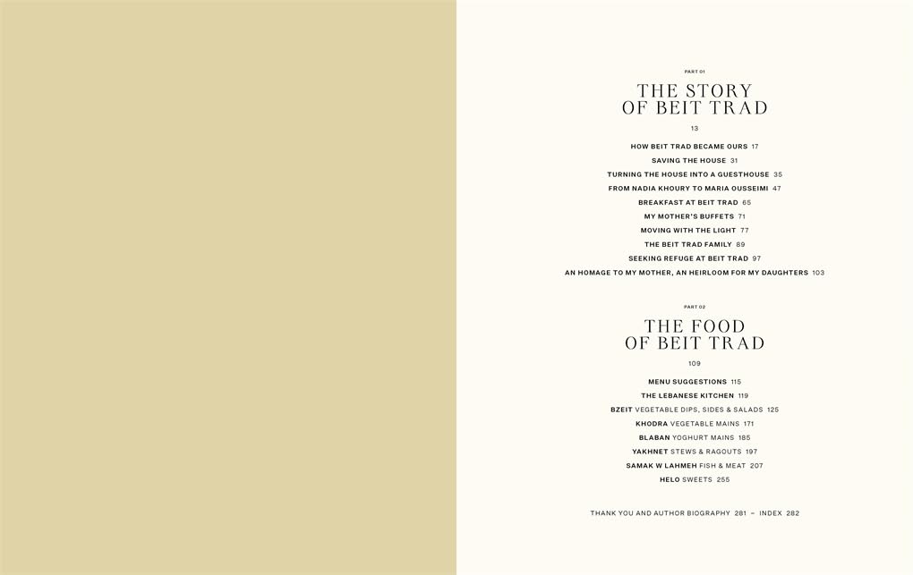 Beit Trad: Recipes, stories & the art of Lebanese hospitality /anglais
