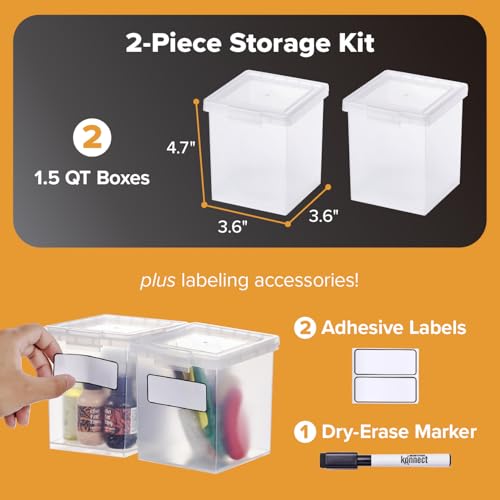 Boîtes transparentes Bostitch Konnect pour ne plus perdre vos fournitures - 6