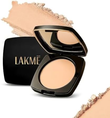 Lakme Forever Matte Compact, Smooth Finish, Lightweight Compact Powder That Lasts for 12 HrsFor A Natural Even Toned Look, Marble, 9g