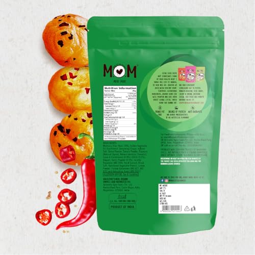 Image of MOM - Meal of the Moment, Roasted Peri Peri Makhana (Pack of 6), 52g /56g - Gluten Free | Anti Oxidants | MSG Free | Zero Trans Fat | No added Preservatives and No Artificial Flavours
