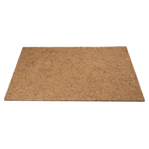 Toddmomy Tapis pour Cage à Reptiles Fibre Naturelle Matelas Isolant Respirant et Résistant pour Terrarium de Lézards Serpents Tortues Substrat Doux et Facile à Nettoyer