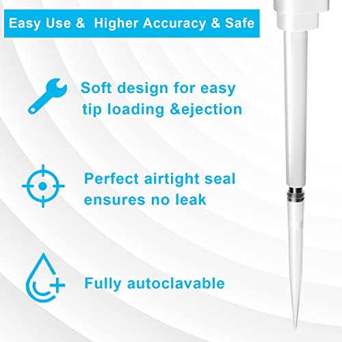 Image of ONiLAB 5mL Universal Pipette Tips, 100 Pcs, Autoclavable | Transparent Design, DNase /RNase Free, Non-Pyrogenic, High Volume Transfer, Low Retention Design