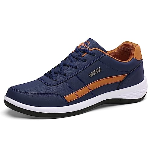 Sudychen Baskets Homme en Cuir Chaussures...