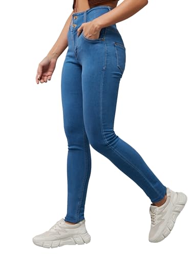 Image of Dolce Crudo Distressed High Rise Skinny Jeans for Women