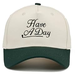 Have a Day - Dark Green/Beige