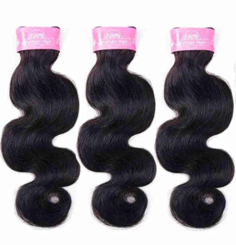 Sexycat Body Wave Human Hair Bundles 10 10 10 Inch Brazilian Virgin Hair Extensions Weave 100% Unprocessed Bundles Human Hair Natural Color - Image 2