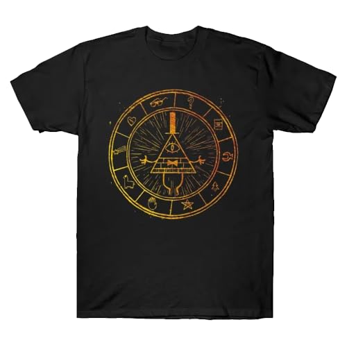 Gravity Falls Bill Cipher T-Shirt en Coton Jaune