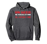 Sweat Homme avec Capuche Cadeau Un Geek Ne Vieillit Pas Sweat à...