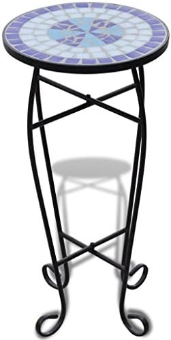 Tidyard Mosaiktisch Mosaik Beistelltisch Bistrotisch Balkontisch mit