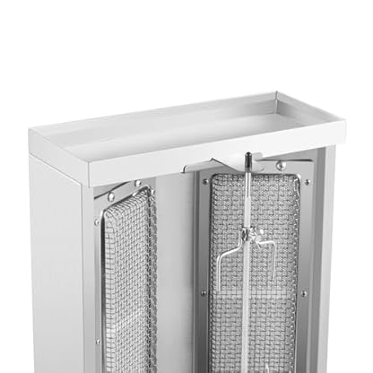 Gas Edelstahl Gas Döner Kebab Maschine Grillmoderne Grillmaschine 3000W 2 Brenner Dönergrill Tischgrill Kebab Shawarma Gyro Grill – Bild 8