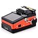 SM&MM Automatic Fusion Splicer Fiber Optic Machine FTTH Tools Kit Fiber Optic Fusion Splicing With Optical Fiber Cleaver Include Accessories Welding Fusion Splicer Fiber Optic Power Meter (Orange)